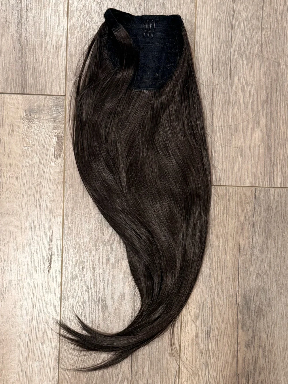Free Comb - New Dark Brown Synthetic Ponytail Wrap 20” 160g